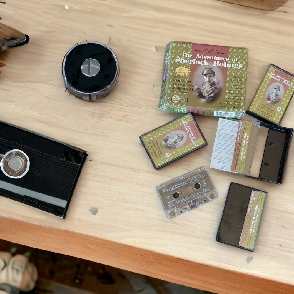 Adventures of Sherlock Holmes Original Radio Entertainment 4 Cassettes Unedited